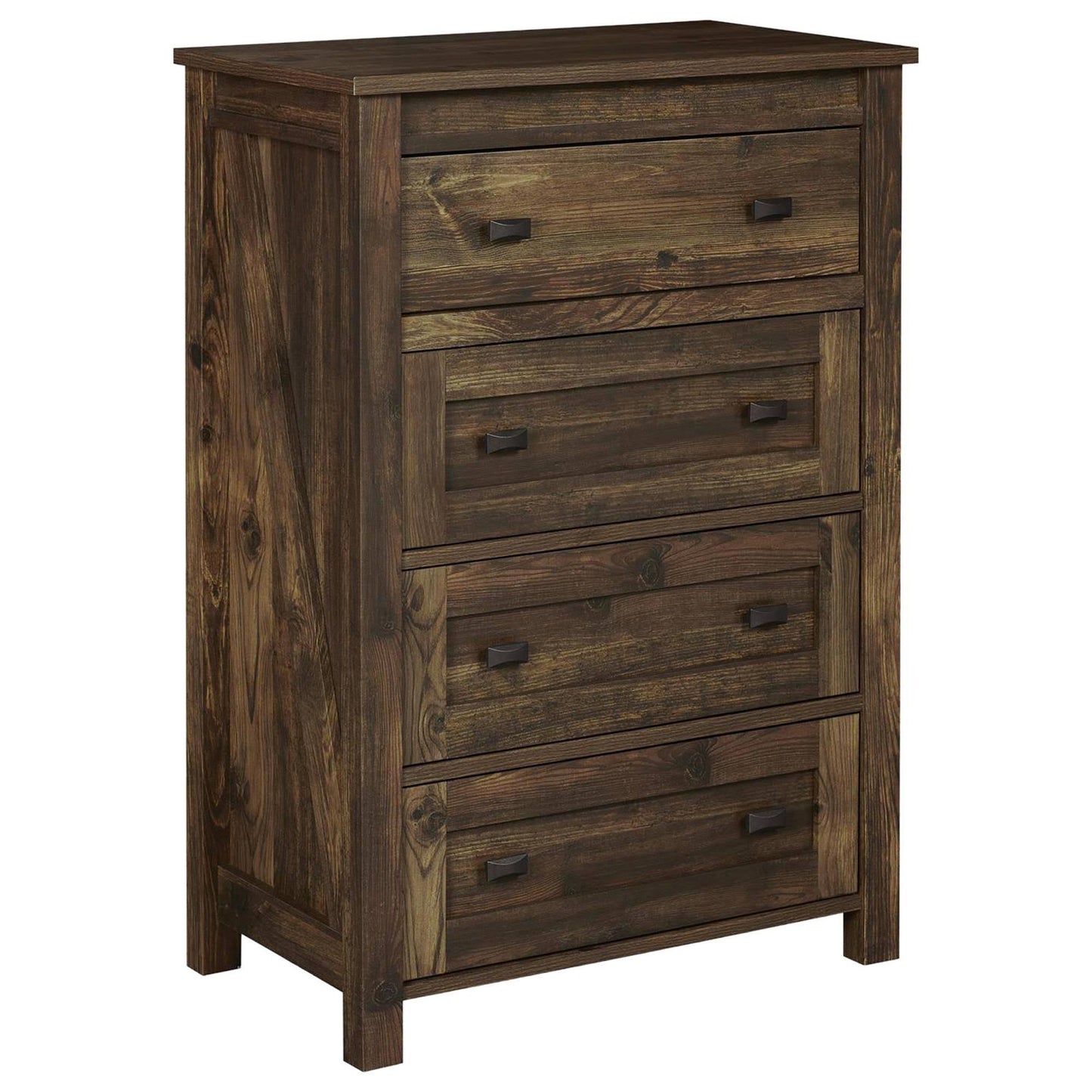 Ameriwood Home Farmington 4 Drawer Dresser, Rustic