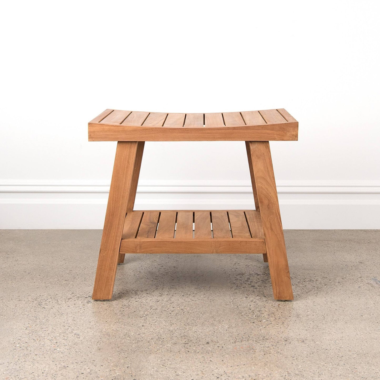 Aurora Home Shower Bench / Table - Natural Finish - Natural Teak-Table