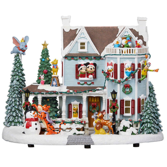 Animated Disney Holiday House With Lights And Music