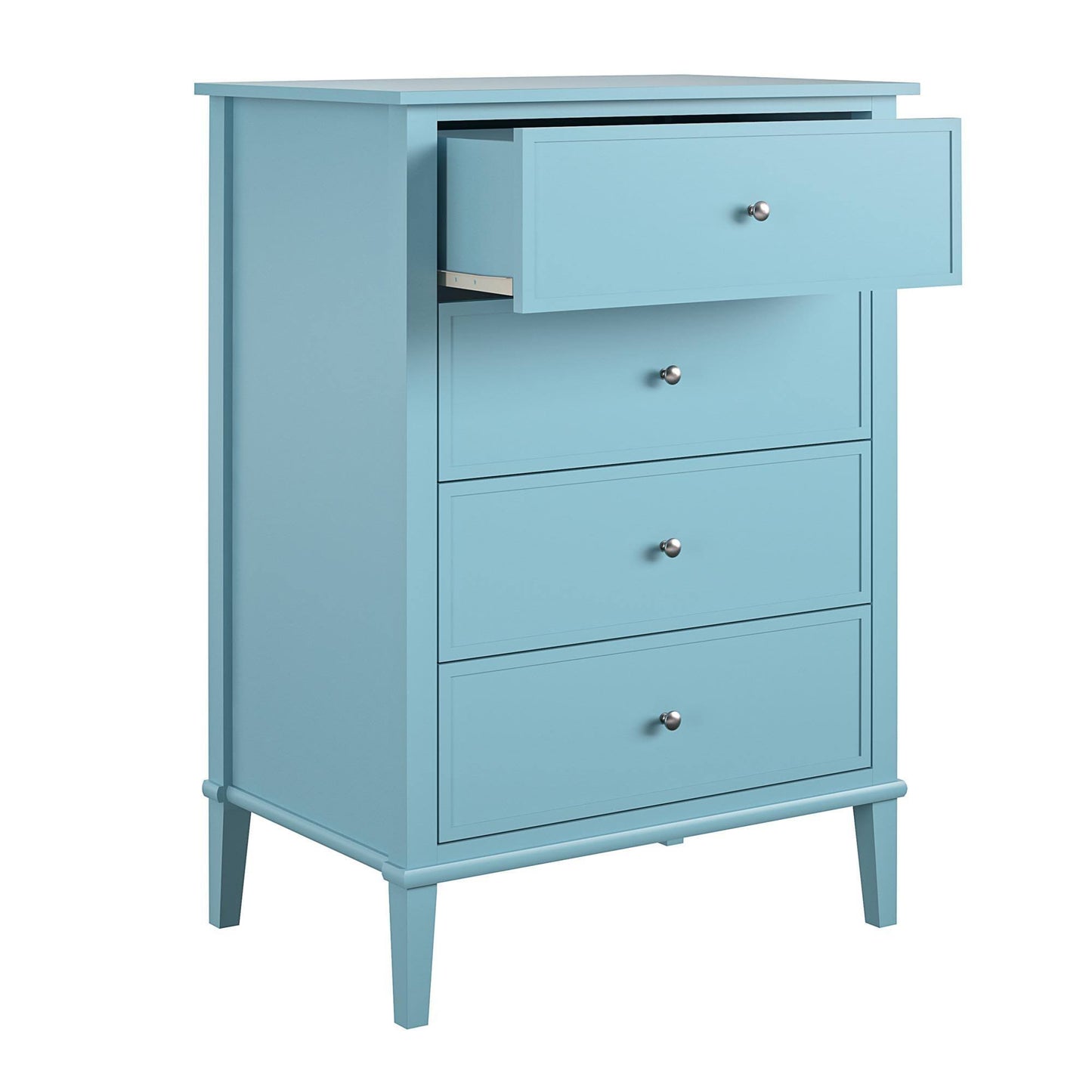 Ameriwood Home Franklin 4 Drawer Dresser, Blue