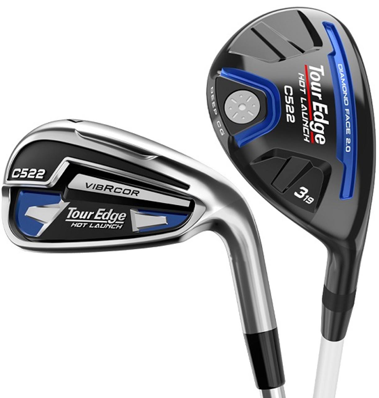 Tour Edge Hot Launch C522 Irons Left Handed Regular Graphite 4-Pw