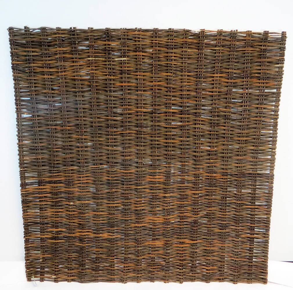 Woven Hurdle Wood Fence Panel Mgp Size: 3 Ft. H X 6 Ft. W