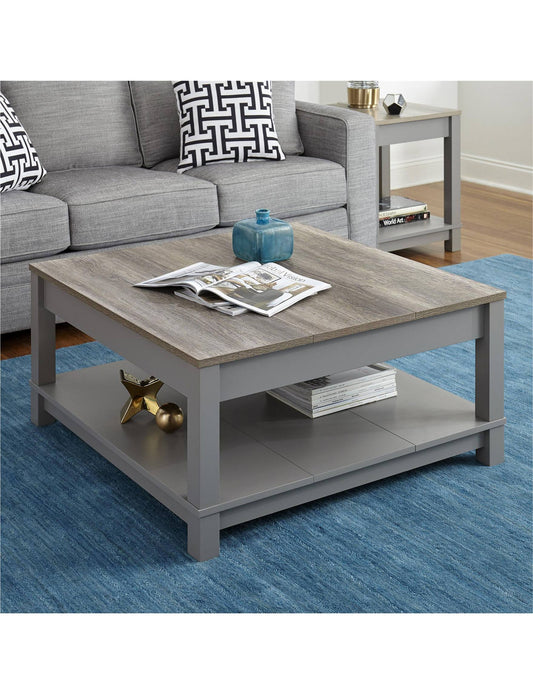 Ameriwood Home Carver Coffee Table Gray