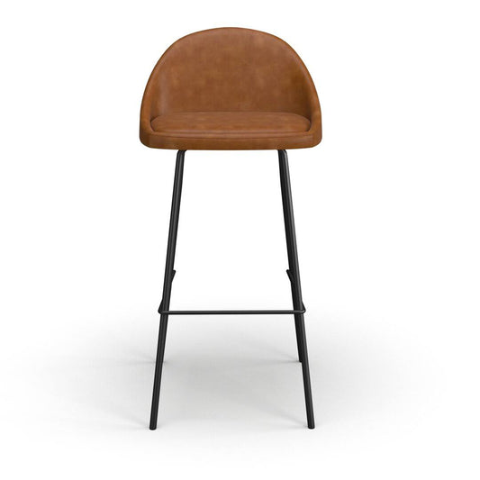 Allmodern Holmes Bar & Counter Stool Color: Vintage Honey Tan, Seat Height: Bar Stool (29.5 Seat Height)