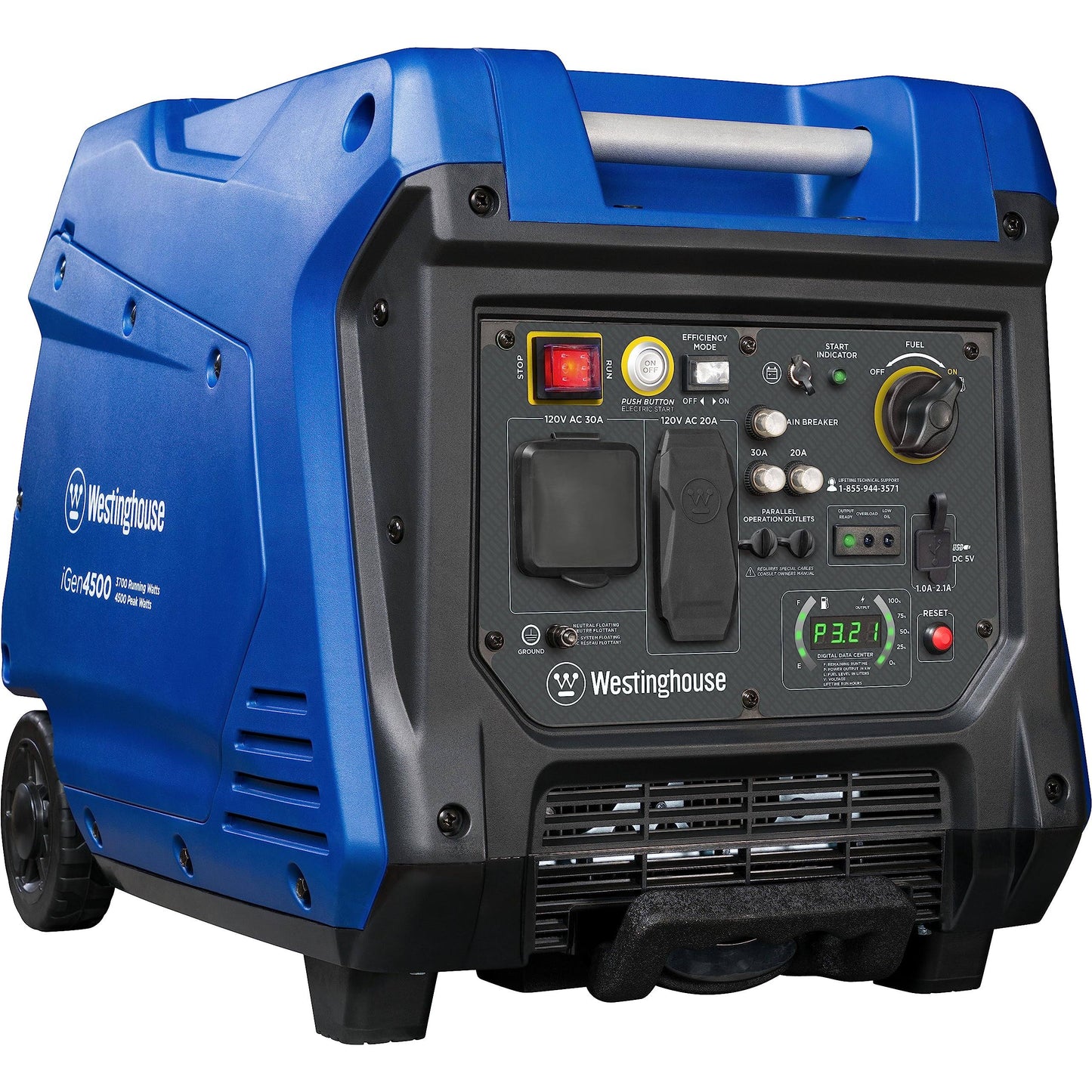 Westinghouse Igen4500 3700w/4500w Gas Inverter Remote Start Generator