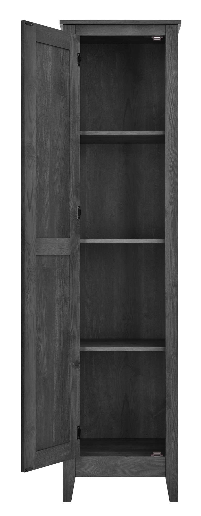 Ameriwood Home Farmington Wide Storage Cabinet, 18, Rustic Gray