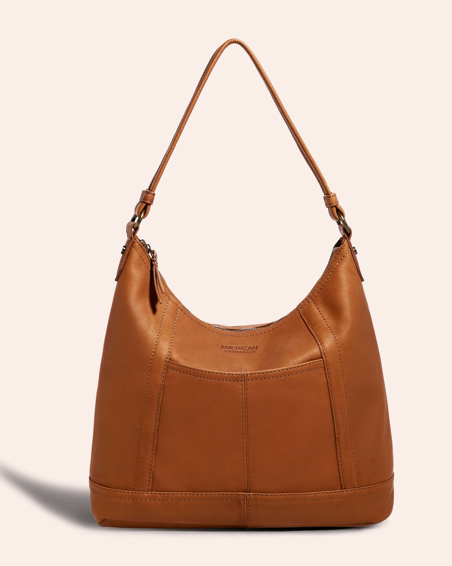 American Leather Co. Hudson Hobo ,Saddle