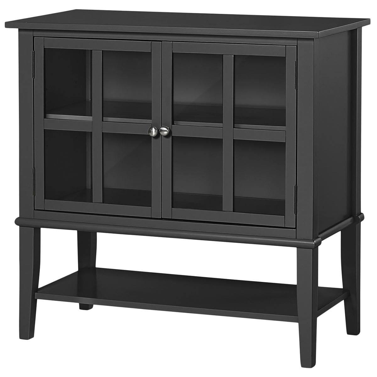 Ameriwood Home Cottage Hill 2-Door Storage Cabinet In Black 53258687