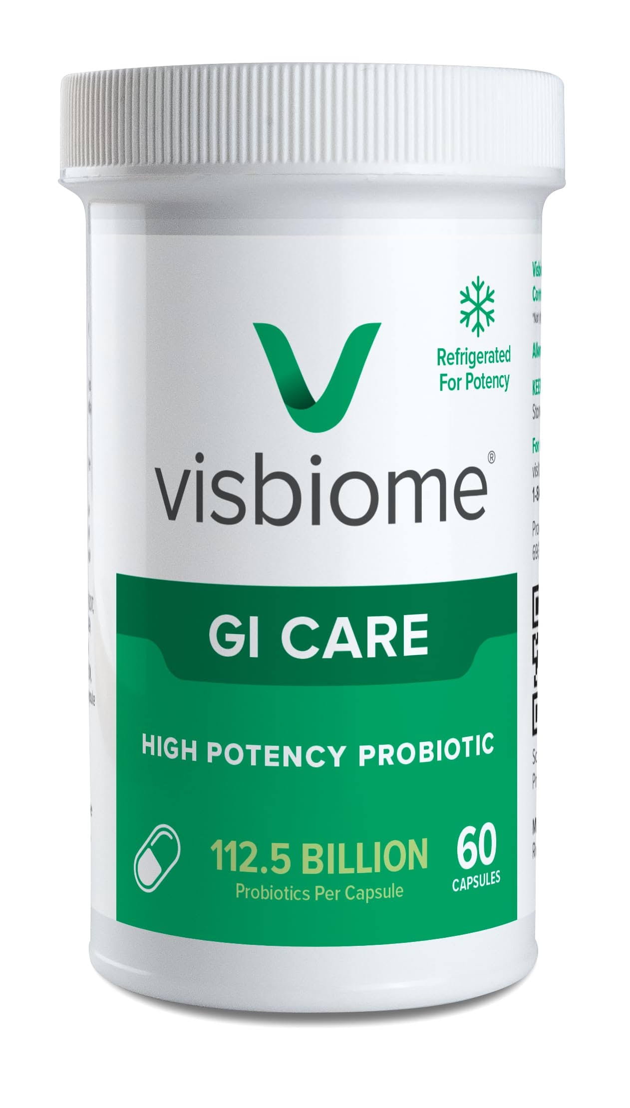 Visbiome High Potency Probiotic 60 Caps 112.5 Billion Strains