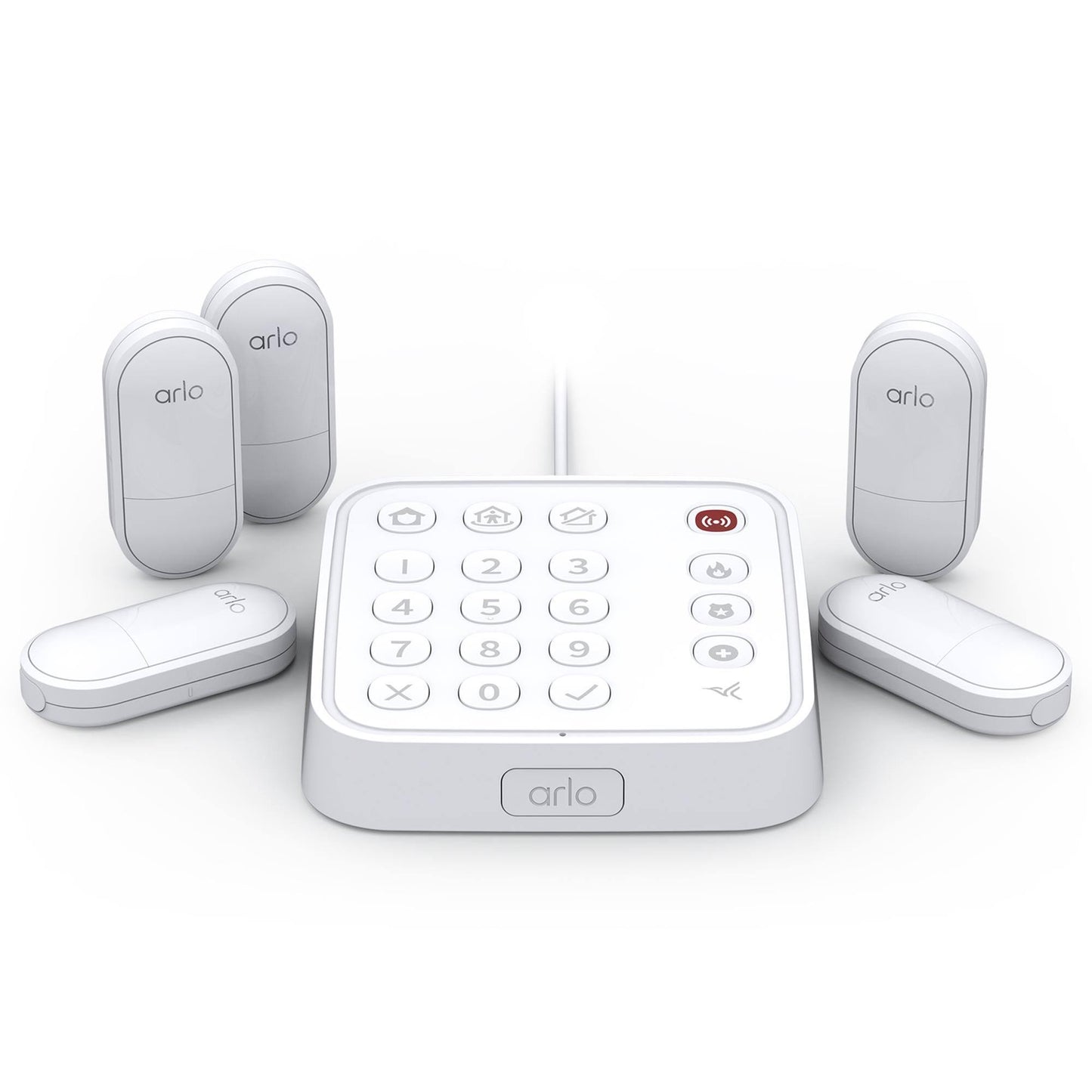 Arlo Home Security System With Wired Keypad Sensor Hub And 5 Sensors