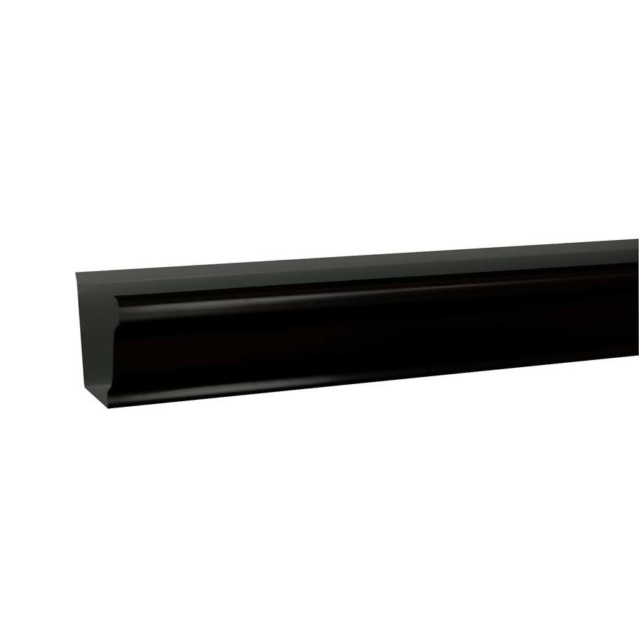 Amerimax Home Products 5 In. X 10 Ft. Black Aluminum K-Style Gutter