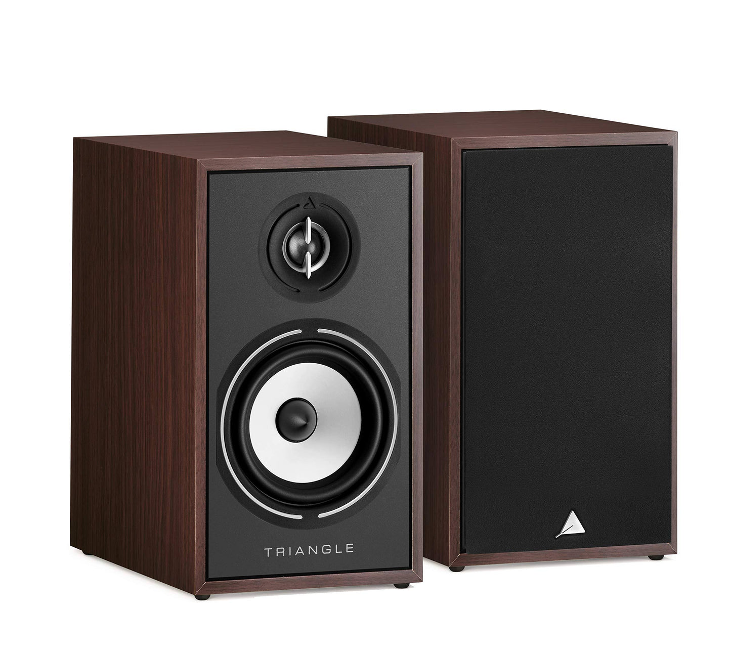 Triangle Hifi Bookshelf Speakers - Borea Br02, Walnut, Pair