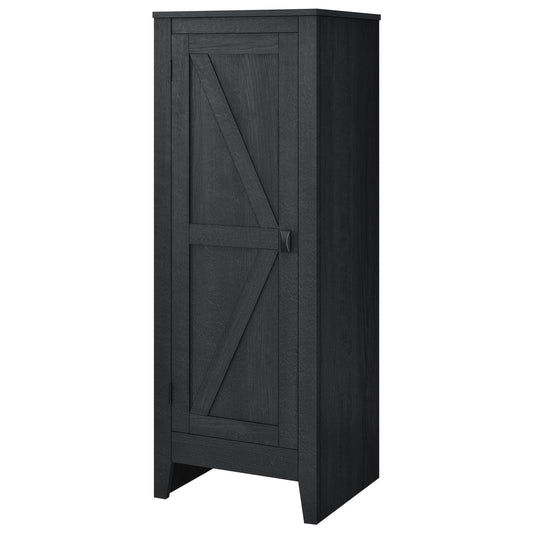 Ameriwood Home Bassinger 17 Storage Cabinet Black Oak 54231566