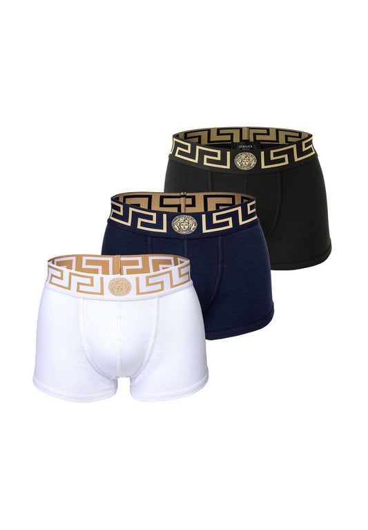 Versace Iconic Greca Trunks (Pack Of 3)