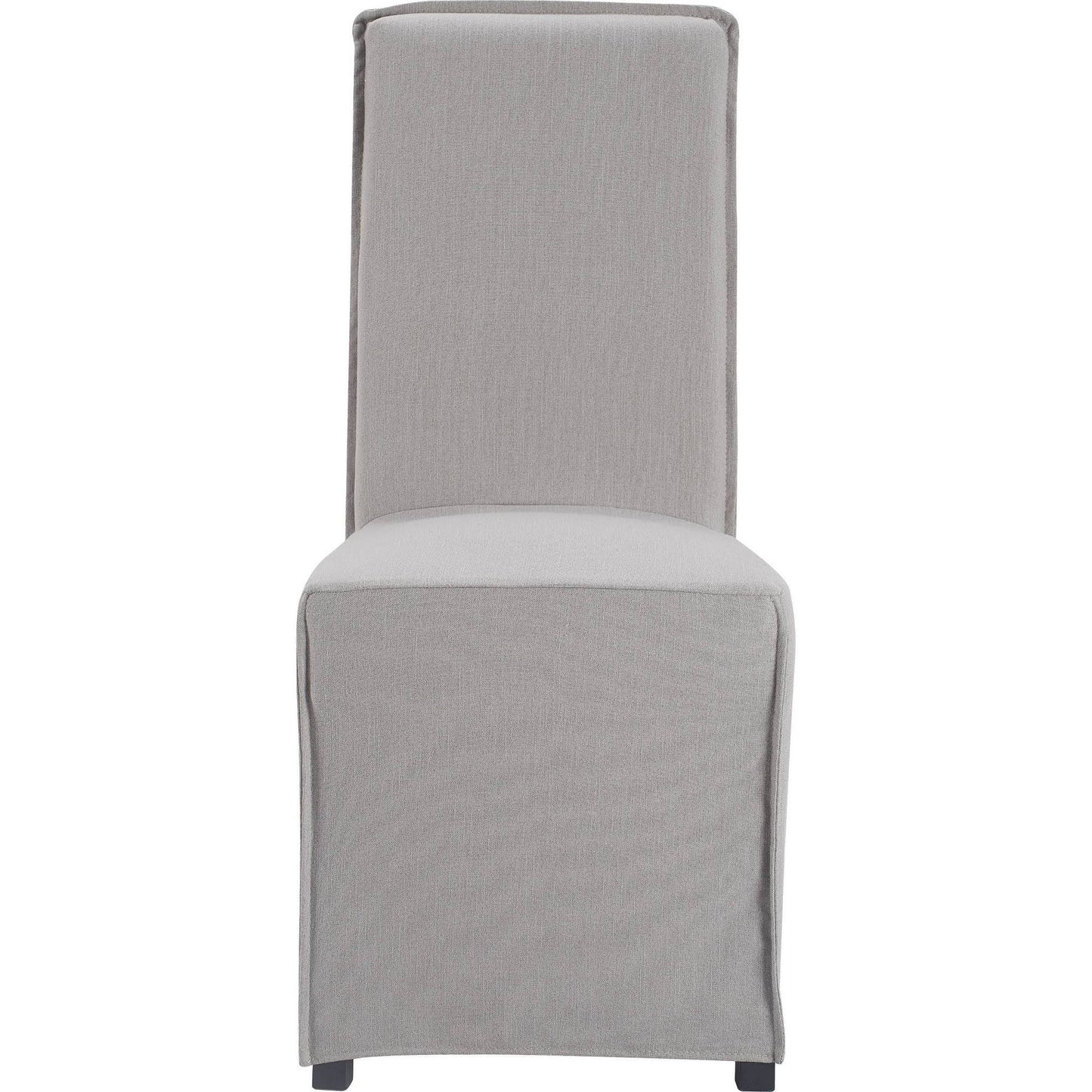 Truly Home Grayson Slipcover Dining Chair Set Of 2 Gray