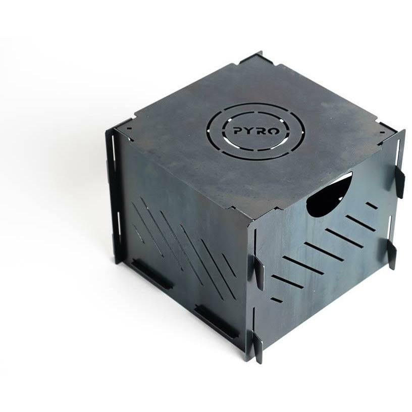 Bad Idea Pyro Cage Mini Portable Fire Pit Campfire Stove, Fire