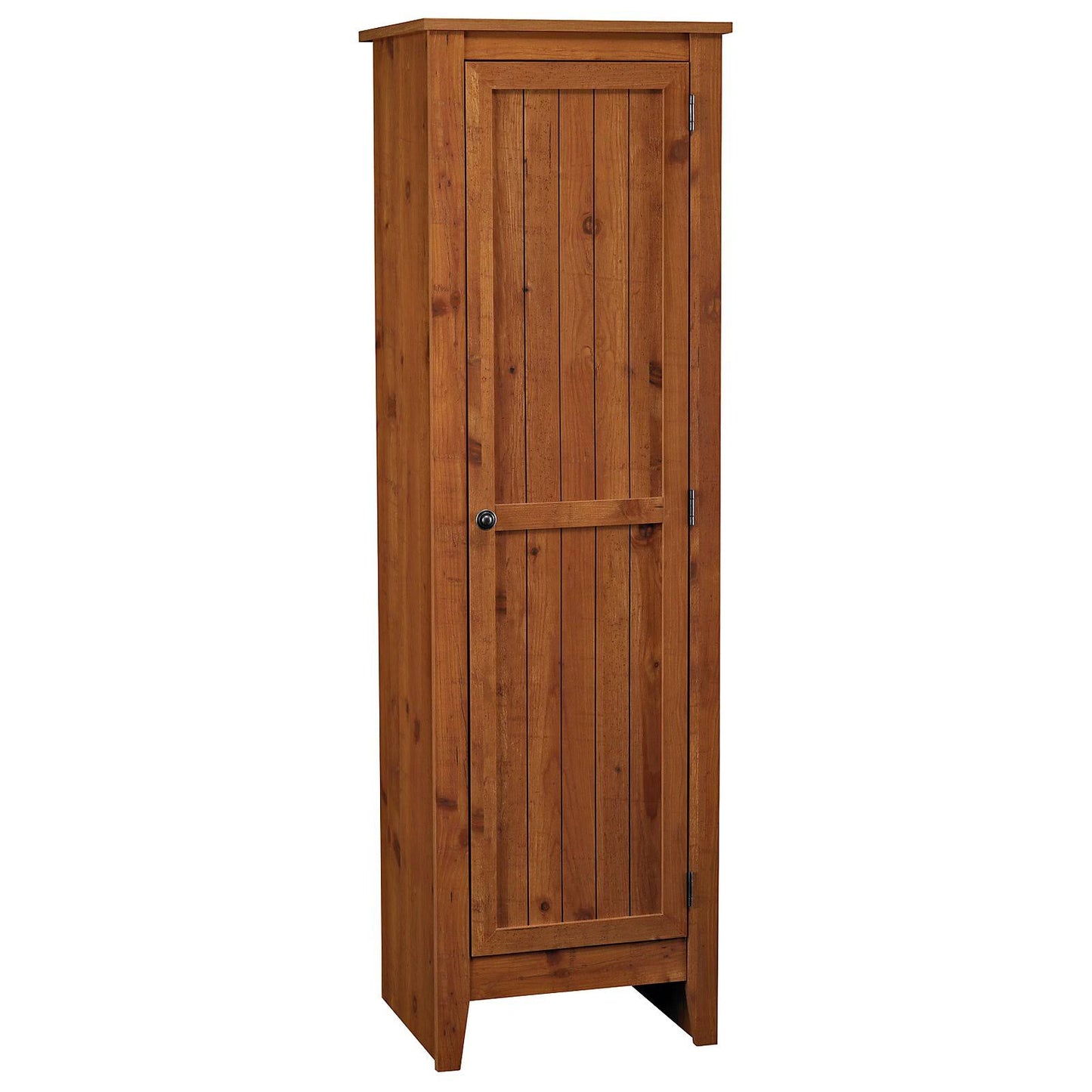 Ameriwood Home Milford Single Door Storage Pantry Cabinet, Brown