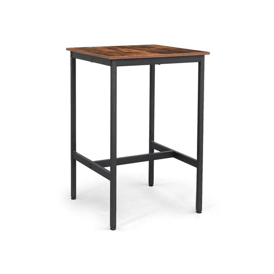 Vasagle High Top Bar Table, Rustic Brown+Black