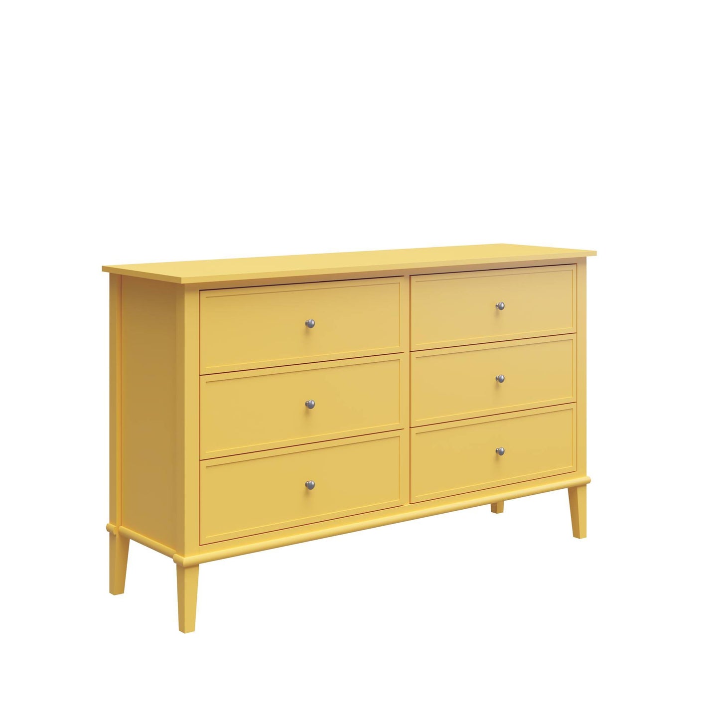 Ameriwood Home Franklin 6-Drawer Dresser Yellow