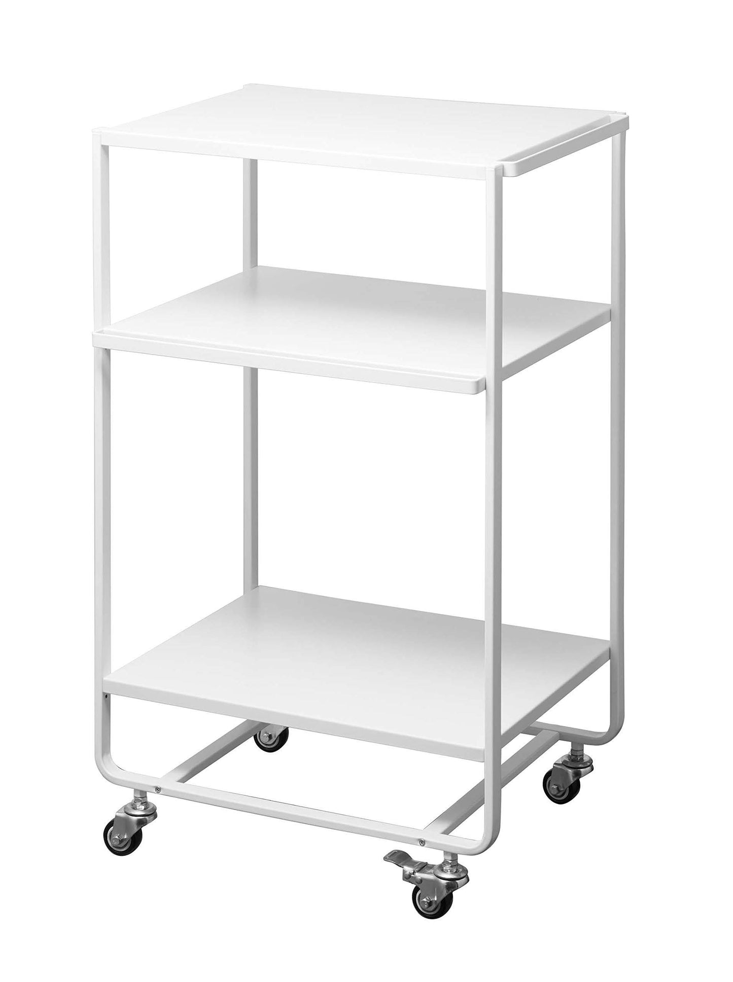 Yamazaki Home Rolling Utility Cart - White