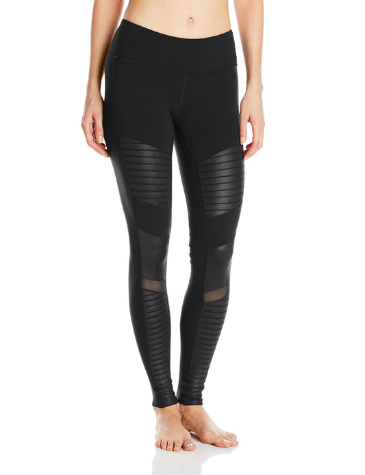 Alo Yoga High Waist Moto Legging S / Black