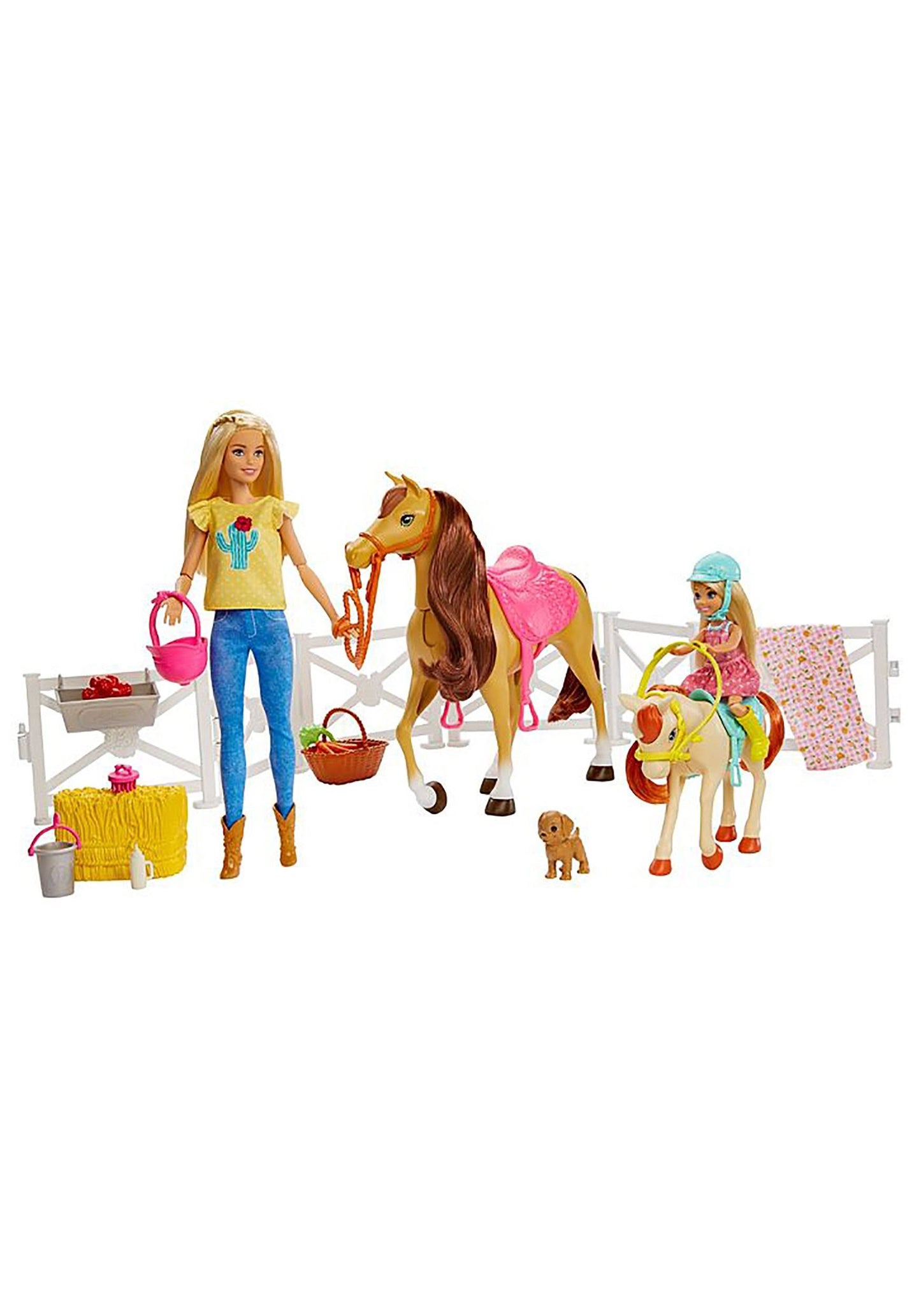 Barbie Hugs N Horses Playset