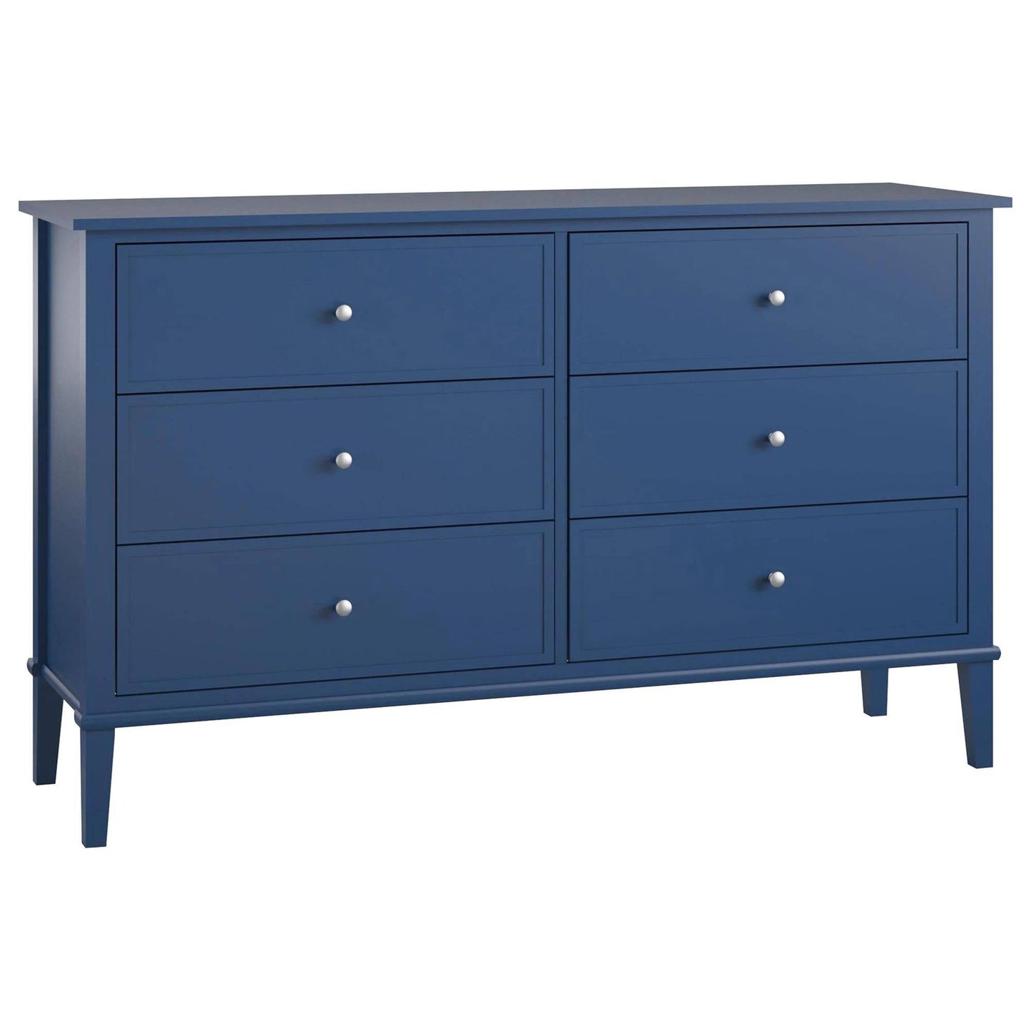 Ameriwood Home Franklin 6 Drawer Gray Dresser