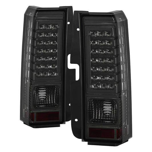 Xtune Hummer H3 06-09 ( Non H3t ) Led Tail Lights Smoke Alt-On-Hh306-Led-Sm | Spyder