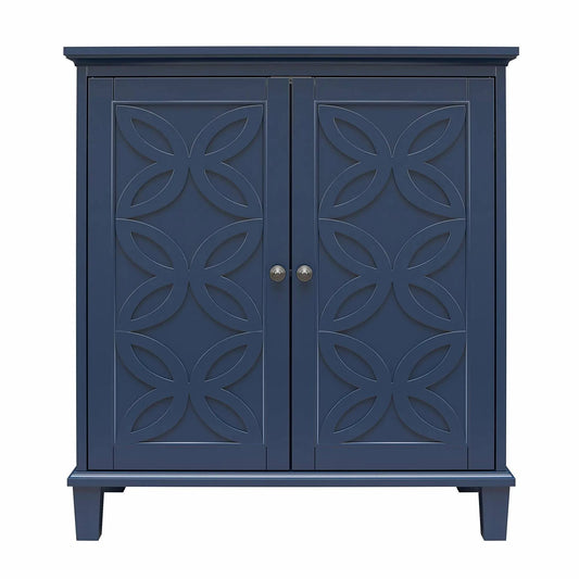 Ameriwood Home Celeste Double Door Accent Cabinet, Navy