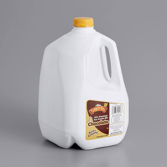 Turkey Hill 10% Premium Vanilla Soft Serve Ice Cream Mix 1 Gallon - 4/Case