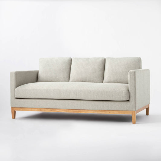 Woodland Hills Wood Base Sofa - Threshold Designed With Studio Mcgee Light Gray