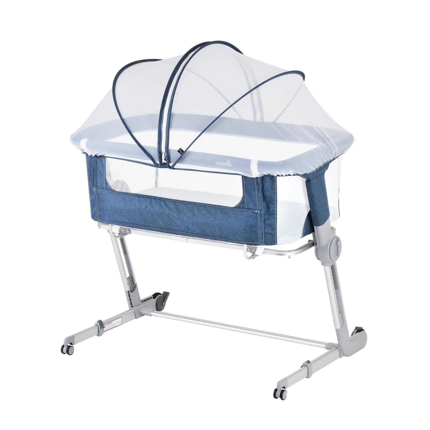 Unilove Hug Me Plus 3-In-1 Bedside Sleeper - Airflow Blue