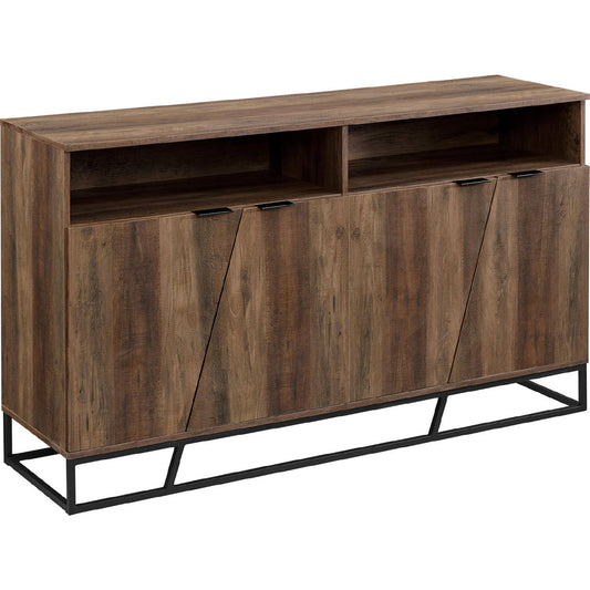 Walker Edison Ian 58 Angled Door Sideboard - Birch