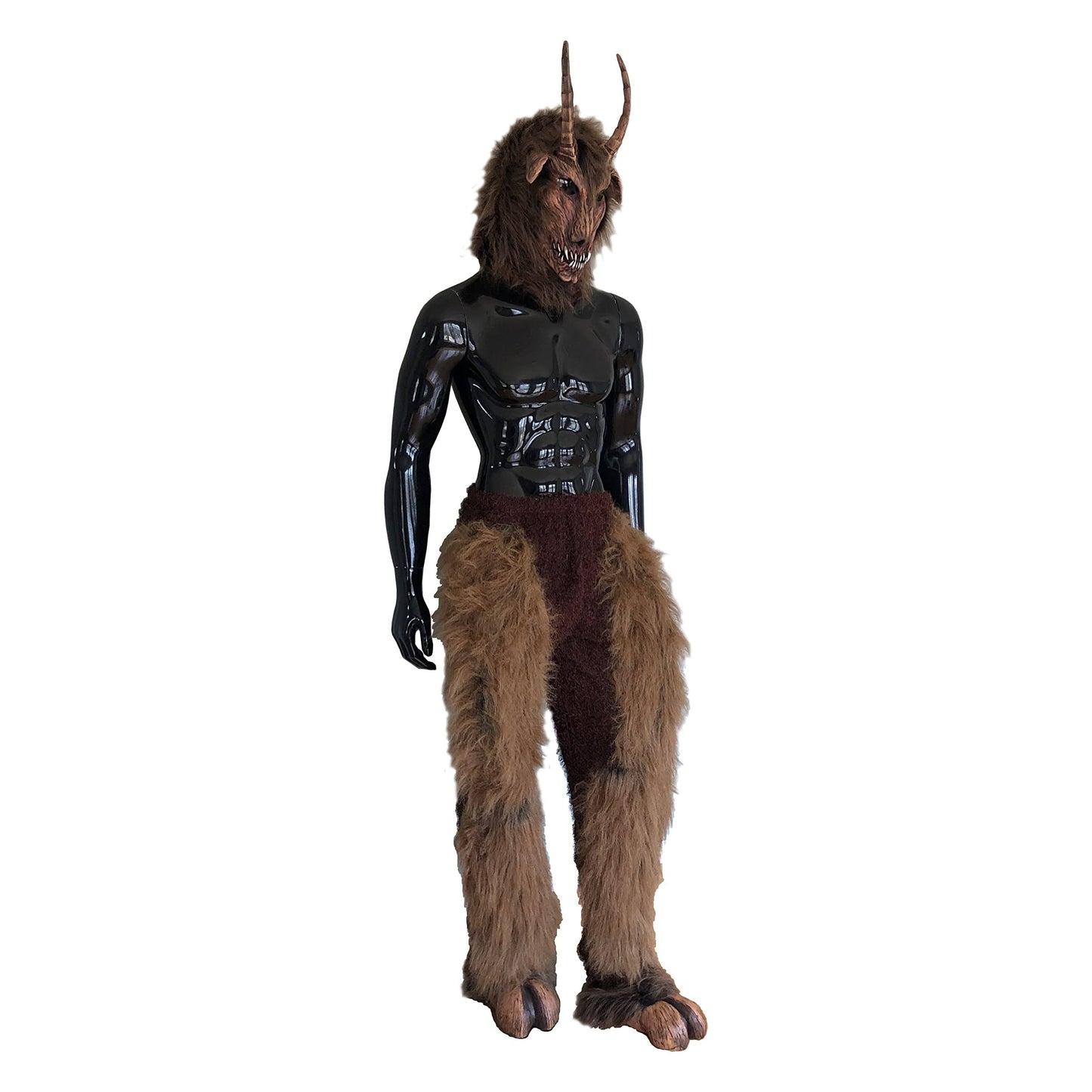 Zagone Horned Goat Devil Mask And Legs Complete Costume