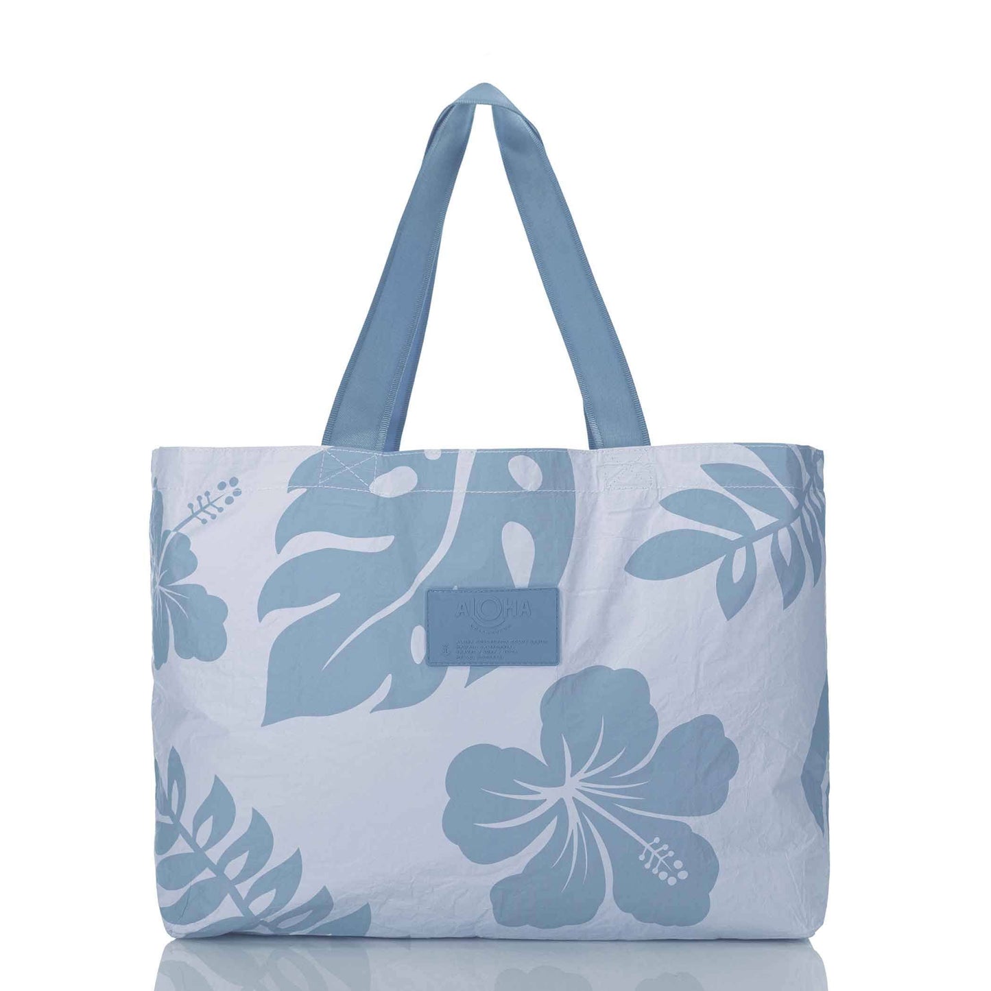 Waipi o Holo Holo In Denim Tote Bag - Ultimate Beach Essential - Cute Design - Water & Sand Resistant - Oversized - Aloha Collection