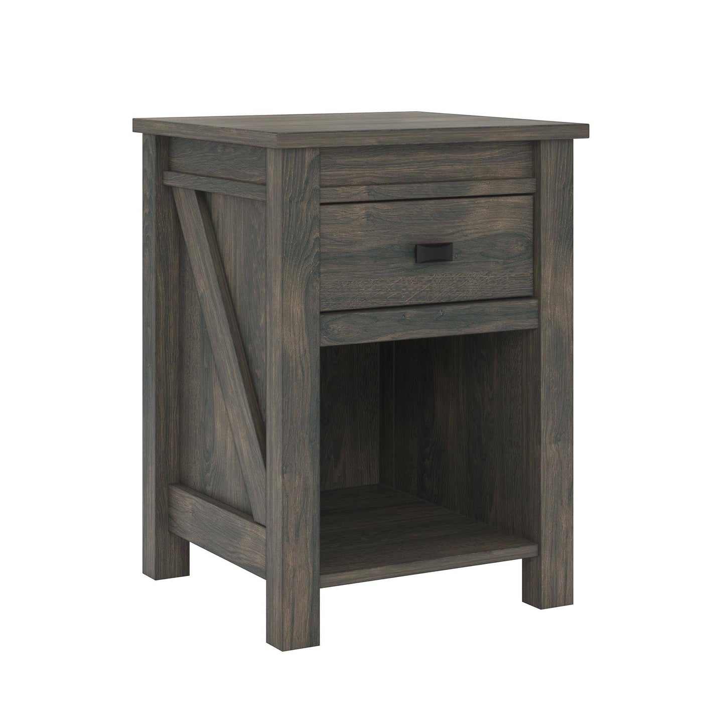 Ameriwood Home Farmington Nightstand Weathered Oak