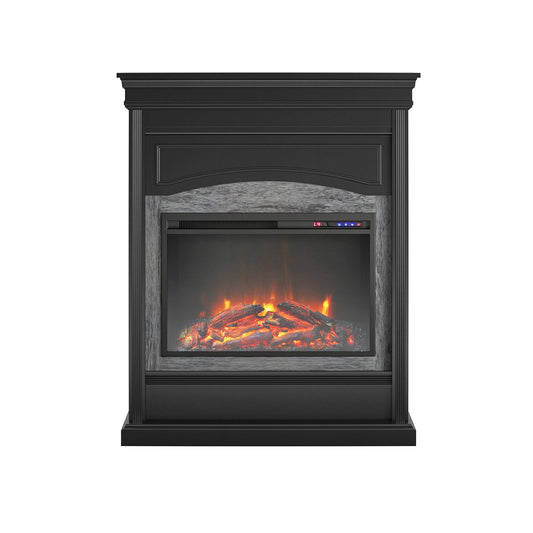 Ameriwood Home Lamont Electric Fireplace - Black