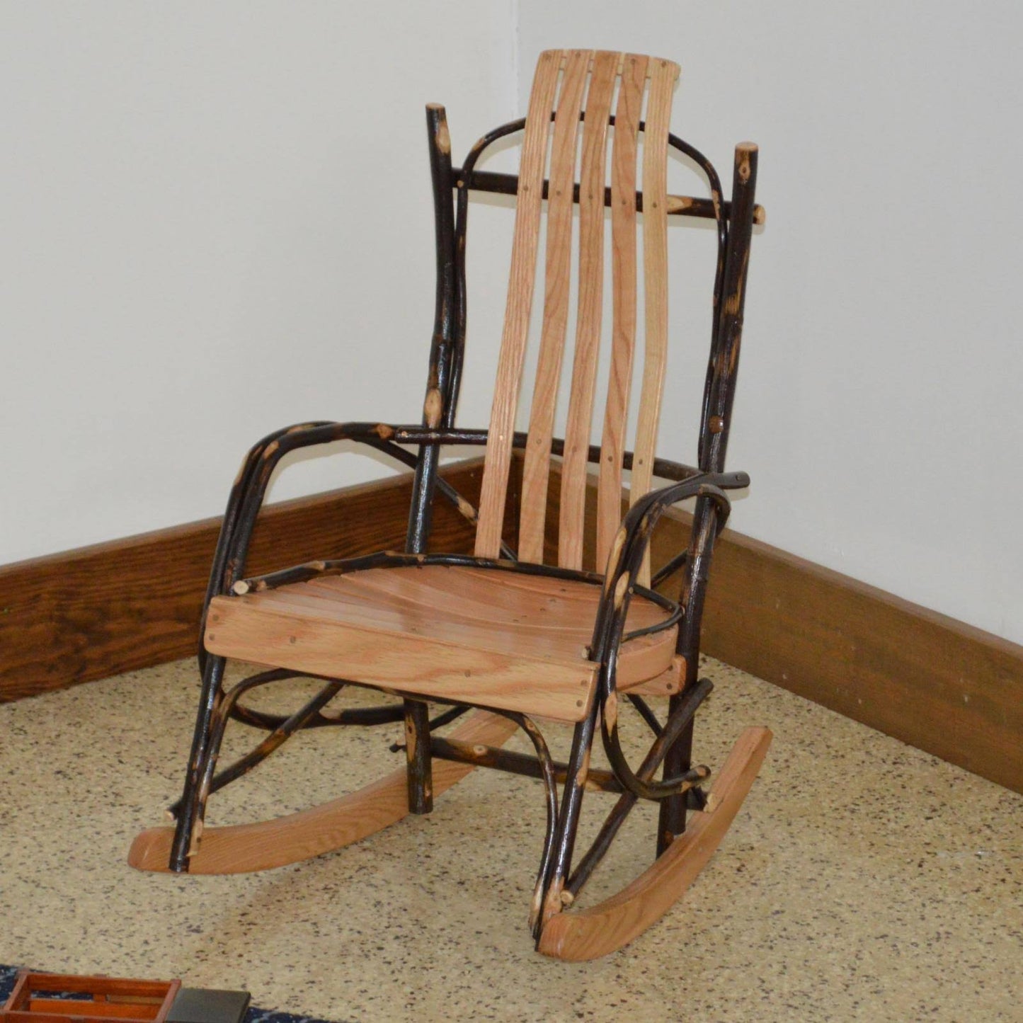 A&L Furniture Hickory Child Rocking Chair; Natural